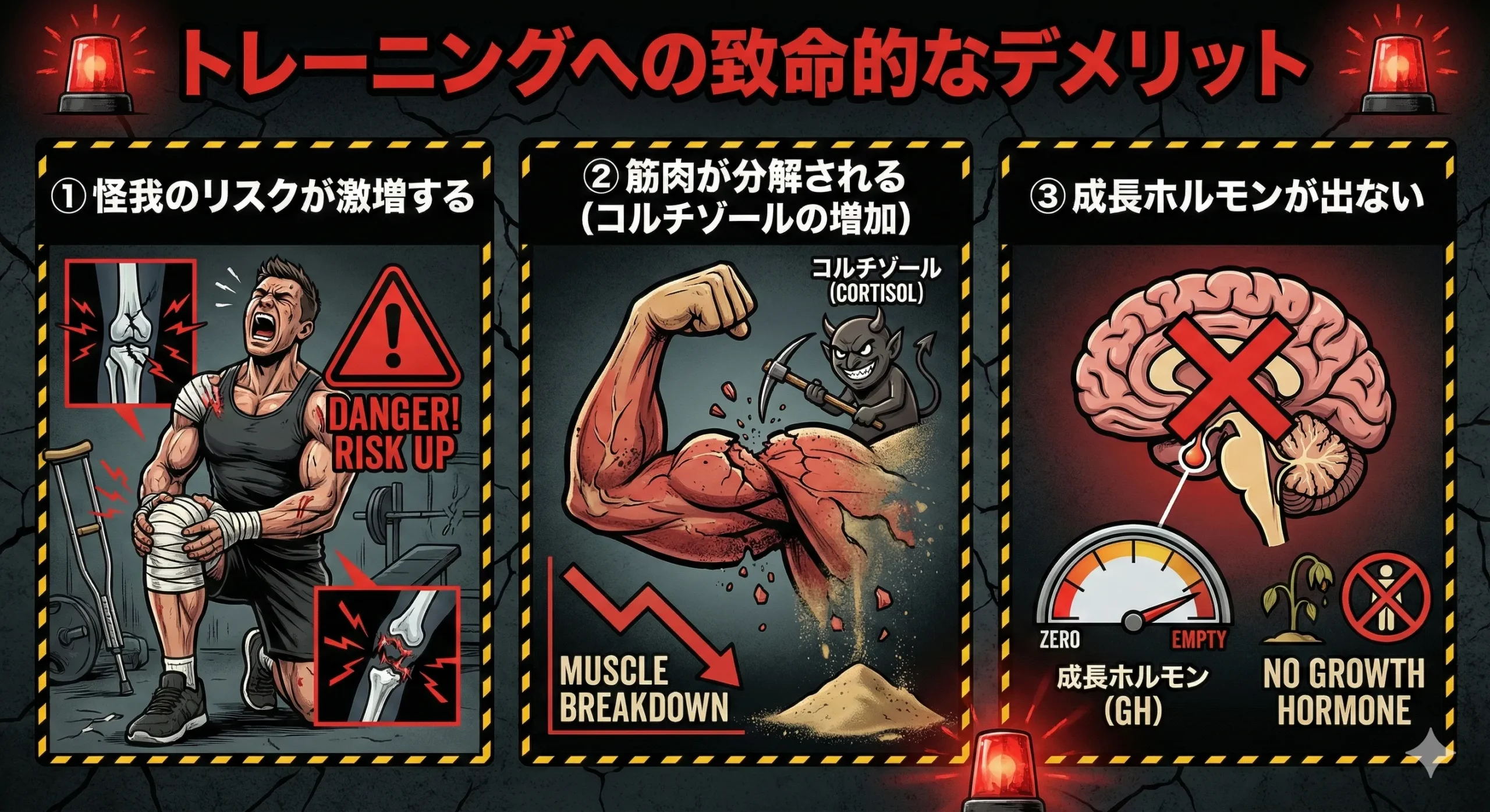 トレーニングへの致命的なデメリット